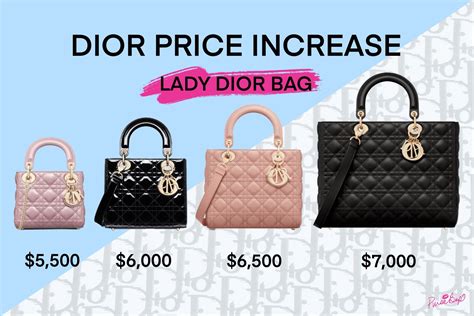 dior second price increase 2021|Dior Bag Price Increase Effective Febru.